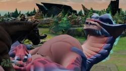 16:9 animal_genitalia animal_penis animated dragon duo equid equine equine_genitalia equine_penis fellatio female feral genitals hi_res horse interspecies larger_female league_of_legends long_playtime male male/female mammal mythological_creature mythological_scalie mythology no_sound oral penetration penile penis riot_games scalie sex size_difference smaller_male smolder's_mom tagme tencent video widescreen zibelpanther