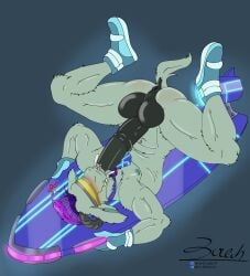 2025 absurd_res anatomically_inaccurate anatomically_inaccurate_penis animal_genitalia animal_penis anthro anus arms_bent ass ass_up athletic autofellatio balls bent_legs bent_over big_balls big_penis blush bodily_fluids body_blush bovid bovid_horn butt_blush caprine caprine_horn clothing cum cum_in_mouth cum_in_own_mouth cum_in_self cum_inside curved_horn cyclops_visor discord_(app) electronic_arts equine_genitalia equine_penis erection facial_hair flat_colors footwear fur garden_warfare genital_fluids genitals gloves goat goat_horn green_body green_fur hair handwear heart_symbol hi_res high-angle_view horn hover_goat_3000_(pvz:gw2) hoverboard huge_balls huge_cock hyper hyper_balls hyper_genitalia hyper_penis male mammal masturbation medial_ring mohawk muscular oral oral_masturbation penile penile_masturbation penis penis_in_mouth perineum plants_vs._zombies popcap_games puffy_anus purple_hair raised_tail saliva saliva_on_penis shoes smile sneakers sneakers_only solo tail teeth telegram uncomfortable_pose undead upside-down visor_eyes visor_only zer0rebel4 zombie