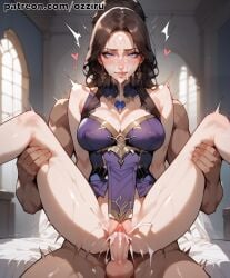 1boy 1boy1girl absurd_res ai_generated aphrodite brown_hair female god_of_war goddess hi_res highres long_hair male male/female male_penetrating male_penetrating_female ozziru patreon reverse_cowgirl_position reverse_upright_straddle self_upload sex spread_legs straight uncensored