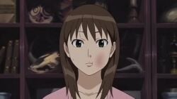 1girls 4_breasts animated bovine breast_expansion breasts breasts_bigger_than_head brown_hair cow_girl cow_transformation erect_nipples erect_nipples_under_clothes female female_focus female_only grey_eyes huge_breasts large_breasts long_hair mouth mouth_open multi_breast sakuma_rinko screencap screenshot solo solo_female solo_focus sound sweater tf transformation transformation_sequence video white_skin white_skinned_female yondemasuyo_azazel-san