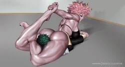 izuku midoriya from my hero academia by bodyscissorfan