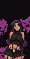 1girls alien alien_girl alien_humanoid big_ass big_breasts blackfire breasts bust busty chest crossover curvaceous curvy curvy_figure dc dc_comics digital_media_(artwork) female gastly gengar ghost haunter hips hourglass_figure huge_ass huge_breasts humanoid komand'r large_ass large_breasts legs mature mature_female pokemon pokemon_(species) redpostit slim_waist tamaranean teen_titans thick thick_hips thick_legs thick_thighs thighs voluptuous waist wide_hips