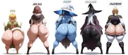 5girls ai_generated ass_bigger_than_head ass_chart big_ass big_breasts big_thighs blue-skinned_female blue_body blue_hair blue_skin breasts breasts_bigger_than_head bust busty chest curvaceous curvy curvy_figure daidouji_(artist) daidoujipv dark-skinned_female dark_skin demigod demigoddess digital_media_(artwork) duchess_(nightreign) dumptruck_ass dumptruck_butt elden_ring elden_ring_nightreign empyrean fat_ass female fromsoftware hips huge_ass huge_breasts huge_thighs humanoid large_ass large_breasts large_thighs legs lunar_princess_ranni mature mature_female melina_(elden_ring) multiple_girls plump_ass ranni_the_witch recluse_(elden_ring) recluse_(nightreign) round_ass rya_(elden_ring) slim_waist sorceress thick thick_ass thick_hips thick_legs thick_thighs thighs thighs_bigger_than_head voluptuous waist wide_ass wide_hips wide_thighs witch