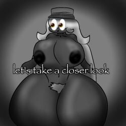alternate_version_available big_breasts bopcity brainrot edit emoji friday_night_funkin friday_night_funkin_mod girlfriend_(bopcity) girlfriend_(friday_night_funkin) greyscale hat hat_only huge_thighs meme monochrome nude nude_female papyrus_(font) pubic_hair self_upload sinfulstars tagme