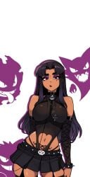 1girls alien alien_girl alien_humanoid big_ass big_breasts blackfire breasts bust busty chest crossover curvaceous curvy curvy_figure dc dc_comics digital_media_(artwork) female gastly gengar ghost haunter hips hourglass_figure huge_ass huge_breasts humanoid komand'r large_ass large_breasts legs mature mature_female pokemon pokemon_(species) redpostit slim_waist tamaranean teen_titans thick thick_hips thick_legs thick_thighs thighs voluptuous waist wide_hips