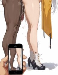 ai_generated allenby cuckold cum cum_inside dark-skinned_male dark_skin male photo yixuan_(zenless_zone_zero) zenless_zone_zero