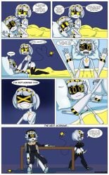 1girl 1girls after_rape featureless_breasts female female_on_male_rape imminent_rape male male/female murder_drones n_(murder_drones) raped raped_male raping robot robot_boy robot_girl tagme v_(murder_drones)
