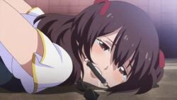animated animated gag gagged implied_penetration leash loop looping_animation masochism masochist masochistic_female tears valkyrie_drive valkyrie_drive_-mermaid-