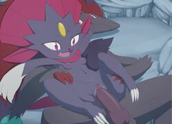 1boy 1girls 2015 animated anthro black_fur breasts canine claws clitoris cum cum_in_pussy cum_inside duo erection female female_penetrated female_pokemon femsub fox fur furry furry_only green_eyes hair interspecies larger_male male male/female male_penetrating male_penetrating_female male_pokemon male_pokemon/female_pokemon male_zoroark maledom mammal masterploxy nintendo nipples no_sound open_mouth penetration penis pokémon_(species) pokemon pokemon_(species) purple_eyes pussy sex short_playtime size_difference small_breasts smaller_female smaller_penetrated solo_focus straight testicles vaginal_penetration video weavile zoroark