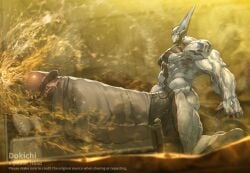 balls bodybuilder boner dokichi erection fart fart_fetish feces hyper hyper_balls hyper_cock hyper_genitalia hyper_penis hyper_testicles male male_only muscles muscular muscular_arms muscular_male nude peeing penis poop solo solo_male