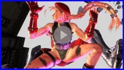 3d abuse animated beaten blonde_hair blood cammy_white dominant_male domination leotard male/female petite ryona small_breasts street_fighter street_fighter_6 submission submissive_female twintails violence