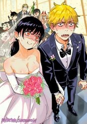:> after_fellatio after_handjob black_hair blonde_hair blush bouquet bowtie bride bride_and_groom canine celebrating celebration chainsaw_man checkered_floor cheering church cigarette cigarette_in_mouth cleavage closed_mouth confetti confused_expression cum cum_in_hand cum_on_hand denji_(chainsaw_man) disheveled_clothing dog eyes_closed flower forced_smile frown funny goofy_smile groom hand_in_hand handholding happy hayakawa_aki head_tilt himeno_(chainsaw_man) holding_bouquet holding_cum holding_cum_in_mouth holding_hands holding_object holding_semen_in_mouth horns humor kishibe_(chainsaw_man) large_breasts long_hair looking_at_another loose_tie low_ponytail makima_dogs medium_breasts mitaka_asa multicolored_hair nayuta_(chainsaw_man) necktie nervous nervous_face nervous_grin nervous_smile nervous_sweating open-mouth_smile open_mouth open_mouth_frown orange_eyes power_(chainsaw_man) red_eyes semen_in_hand semen_in_mouth semen_on_shoe sharp_teeth shocked shocked_expression short_hair shouting snegovski spilled_alcohol spilled_liquid spiral_eyes standing suit surprised sweat sweatdrop sweating sweating_profusely sword tongue tongue_out uncomfortable uniform unusual_pupils wedding wedding_dress wedding_veil yelling yelling_at_another yoru_(chainsaw_man)