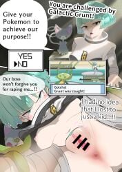 1girls ass asshole below_view bottomless breasts carnivine defeated female_pubic_hair from_below glameow imminent_rape instant_loss_2koma medium_breasts nmmnmmzk pokemon pokemon_dppt pubic_hair pussy pussy_focus short_hair stockings team_galactic team_galactic_grunt team_galactic_grunt_(female) tentacle tentacle_on_female tied_up turquoise_eyes turquoise_hair vines