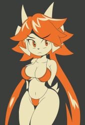 anthro aquatic_dragon bikini dragon female female_protagonist freedom_planet freedom_planet_2 sash_lilac video_games water_dragon yellowdrill