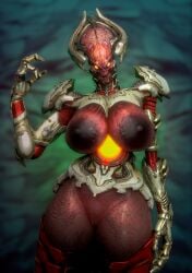 1girls 3d angel big_breasts breasts doom female female_focus female_only huge_breasts khan_maykr monster nightmare_waifu nude teratophilia thick_thighs