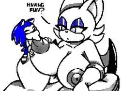 1boy 1boy1girl 1girls 2024 2d 2d_animation animated anthro arm_on_pillow breast_grab breast_play breast_sucking breastfeeding breasts chibi english_text female flipnote_studio gif groping groping_breasts laying laying_on_side looking_at_another looking_down pillow pulling_nipples rouge_the_bat sega smaller_male sonic_(series) sonic_the_hedgehog sonic_the_hedgehog_(series) sucking sucking_nipples vampiricpig