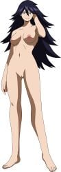 big_breasts blue_eyes boku_no_hero_academia breasts completely_nude_female full_body lionprideart long_hair midnight_(my_hero_academia) my_hero_academia nipples nude_female purple_hair pussy self-upload transparent_background