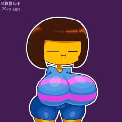 female frisk from undertale by diaodiaoanimation