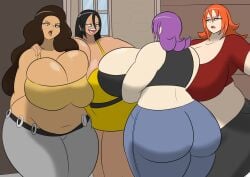 amanda_(igph) hannah_(igphhangout) huge_breasts igphhangout kelly_(igphhangout) purple_hair shelly_(igphhangout) tagme