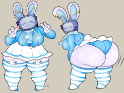 tellygmcc 1girls 2d 2d_(artwork) antennae ass ass_focus big_ass blue_clothing blue_sweater bunny_ears bunny_girl bunny_tail digital_drawing_(artwork) digital_media_(artwork) female female_only looking_back rear_view scarf screen screen_face screen_head silvy_(silvythetvbunny) smile solo sweater tagme television tv_head w_mouth white_body white_skin big_tits big_boobs large_breasts big_breasts large_ass