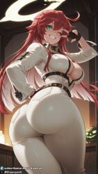 1girls ai_generated ass ass_focus big_breasts breasts butt_focus clothed clothed_female curvy curvy_body curvy_female dreamyan_ai female female_focus female_only from_behind green_eyes guilty_gear guilty_gear_strive halo hi_res high_quality high_resolution highres jack-o'_valentine large_breasts long_hair one_eye_closed pose red_hair seductive seductive_eyes seductive_look seductive_mouth seductive_pose seductive_smile smile smiling solo solo_female solo_focus standing thick_ass thick_thighs thighs uncensored