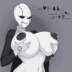 deltarune fem_gaster gaster lazyskif pixel_art undertale