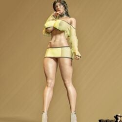 3d big_breasts breasts brown_hair busty female female_focus female_only lara_croft lara_croft_(survivor) large_breasts long_hair skimpy skimpy_clothes tagme the-greatalpaca tomb_raider tomb_raider_(survivor) wide_hips