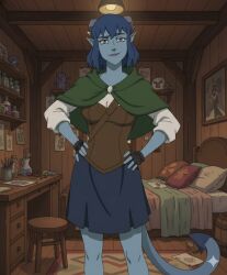 ai_generated clothing critical_role critical_role:_the_mighty_nein jester_lavorre looking_at_viewer