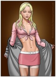 pink shadowjack sissy skirt tgirl trap