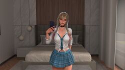 1girls cute kitagawa_marin my_dress_up_darling noctryanim pose selfie sono_bisque_doll_wa_koi_wo_suru