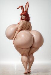 ai_generated alternate_body_type alternate_breast_size animal_ears ass ass_focus aurora_(league_of_legends) barefoot big_ass big_butt big_thighs bikini_tan blue_eyes body_freckles bottom_heavy breasts bubble_ass bubble_but child_bearing_hips completely_nude curvaceous curves curvy curvy_body curvy_figure dat_ass female female_only freckles from_behind full_body gigantic_ass gigantic_breasts glossy glossy_body hi_res high_resolution highres hourglass_figure huge_ass kneepits large_ass large_thighs league_of_legends lips long_hair looking_at_viewer looking_back massive_ass medium_hair nude rabbit_ears rabbit_girl red_hair riot_games shiny_skin simple_background skin_gloss skull_crushing_thighs smile soles solo stable_diffusion standing sweat tan tanlines thick_ass thick_thighs thicknesslord thighs thunder_thighs toes veiny_breasts viera voluptuous warrior_of_light_(ff14) wet white_background wide_hips