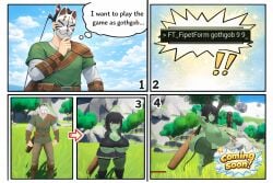 areolae big_ass big_breasts big_nipples big_thighs cartoon fipetopia goblin goblin_female huge_ass huge_breasts nipples shortstack thick_thighs