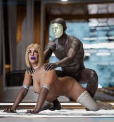 3d 3d_(artwork) bbc-man big_black_cock black_body black_male blonde-haired_female blonde_female blonde_hair blue_lipstick boobs_out breasts curvaceous_figure curvy_body curvy_figure curvy_hips curvy_thighs doggy_style doggy_style_position doggy_style_sex emma_frost female female_penetrated fucked_from_behind fucked_silly fucking high_resolution highres interracial interracial_couple interracial_sex looking_pleasured male/female male_penetrating_female marvel marvel_comics masked_male milf milf_body moaning_in_pleasure muscular_male mutant_(marvel) naked naked_female pounded_from_behind pounding prone_bone prone_position sex snowbunny snowbunny_mind_control squatting squatting_male thighhighs valanquarstudios voluptuous voluptuous_female white_body white_gloves white_legwear white_queen white_woman xmen