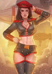 big_ass big_breasts command_and_conquer looking_at_viewer natasha_volkova posing_for_the_viewer