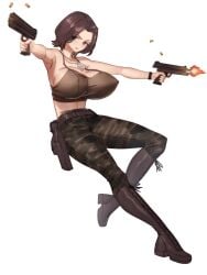 big_breasts command_and_conquer guns short_hair tanya_adams