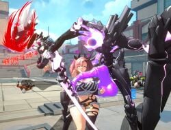 1robot 2girls 3d anby_demara animal_genitalia animal_penis balls beauty_mark billy_kid_(zenless_zone_zero) cleavage crop_top defeated defeated_heroine earrings equine_genitalia equine_penis erection ethereal_(zenless_zone_zero) flared_penis green_eyes hair_accessory hair_ribbon hairclip heart_eyes horse_penis horsecock hoyoverse huge_balls huge_breasts huge_cock imminent_rape imminent_sex kiro93591529 larger_male light-skinned_female light_skin massive_balls mihoyo mihoyo_technology_(shanghai)_co._ltd. mole mole_on_breast mole_under_eye monster multiple_boys nicole_demara open_mouth outside penis penis_on_breast pink_hair precum robot robot_boy size_difference smaller_female two_side_up zenless_zone_zero