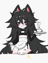 areola_slip bunny_bunkai cat_ears cat_girl cat_tail meme pussy smug smug_expression smug_face smug_grin smug_smile tagme thigh_highs thighhighs thin thin_female twitter