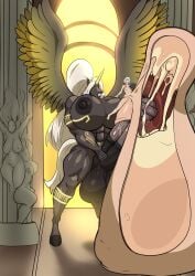 absurd_res alicorn animal_genitalia animal_penis anthro balls big_balls big_breasts big_muscles big_nipples big_penis black_body black_lips black_nipples bodily_fluids breasts bulge bulge_from_behind clenched_teeth clitoral_hood clitoris cum cum_inside distention duo equid equine equine_genitalia equine_penis excessive_cum excessive_genital_fluids extreme_penetration extreme_size_difference faye_(shapeshifter) female furry_logic genital_fluids genitals hair herm hi_res hooves horn huge_balls huge_breasts huge_cock huge_muscles huge_nipples human humanoid hyper hyper_balls hyper_breasts hyper_cum hyper_genitalia hyper_muscles hyper_nipples hyper_penis inflation intersex intersex/female intersex_penetrating lemonfont light_body light_skin lips living_condom macro_anthro macro_intersex mammal markings multi_genitalia multi_penis multiple_penetration muscular mythological_creature mythological_equine mythology nipples olexa_vrane penetration penile penile_penetration penis penis_in_vagina ponytail raised_wings sculpture sheath size_difference smaller_female smaller_penetrated statue stretching teeth temple vaginal_penetration vulva white_hair wide_eyed wings x-ray_view