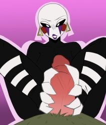 dreamworld34 earrings eye_contact feet five_nights_at_freddy's five_nights_at_freddy's_3 foot_fetish footjob footwear fur lipstick marionette_(fnaf) melody_(dreamworld) naked puppet_(fnaf) scottgames springtrap_(fnaf)