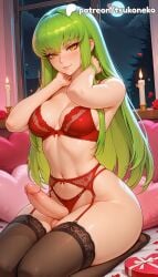 1futa 2026 ai_assisted ai_generated anime artist_name breasts bust c.c. cock code_geass dick explicit flower futanari green_hair hi_res high_quality high_resolution highres long_hair night patreon patreon_username penis petals pillow red_panties rose sitting solo stable_diffusion testicles thighhighs tsukoneko uncensored underwear valentine's_day valentines_day watermark