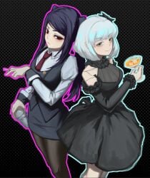 anime autistits cyberpunk cyberpunk_girl cyborg cyborg_girl d1al-ogue fanart gomikist jill_stingray robot robot_girl va-11_hall-a visual_novel waifu