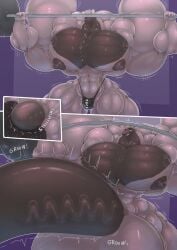 aguayin anthro barbell big_muscles big_pecs big_penis canid canine expansion fox genital_expansion genitals green_eyes hi_res huge_cock huge_muscles huge_pecs hyper hyper_genitalia hyper_muscles hyper_penis male mammal muscular muscular_anthro muscular_male pecs penis red_fox silver_fox simple_background solo toddevski true_fox