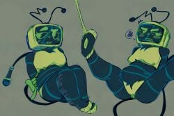 1female 1girls 1woman alone angry angry_expression angry_face ankles_tied annoyed antennae blush blush_lines blushcrunch_studio bondage boobies_out boobs_out bound bound_ankles bound_arms bound_legs bound_wrists bow breasts breasts_out confused cute cute_face cute_female dandy's_world dandys_world embarassed embarassed_nude_female embarrassed_expression embarrassed_female embarrassment exposed_breasts exposed_nipples eyebrows eyelashes eyes_open feet feet_out feet_up female female_only girl green green_bow green_eyes green_ribbons hot hot_female legs_apart legs_forced_open legs_open legs_spread legs_tied looking_away mad microphone microphone_tail nipples nipples_exposed nipples_out one_person pestbackshots restrained restrained_ankles restrained_arms restrained_feet restrained_female restrained_legs restrained_wrists restraints ribbon ribbon_bondage roblox roblox_game rope ropes sexual sexy sexy_body sexy_female sexy_pose sitting stolen_art television television_head thick_eyebrows tied_arms tied_arms_behind_back tied_up tv tv_head unable_to_escape unable_to_move vee_(dandy's_world)