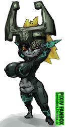 big_breasts breasts dwarfism fanbox female genitals hi_res humanoid imp looking_at_viewer midna nintendo pose pussy short_stack shortstack slightly_chubby smudge_proof solo the_legend_of_zelda twilight_princess video_games