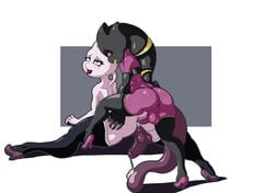 anal anthro banette crossdressing femboy furry ghost girly high_heels leggings legwear lovely_mawile male mega_banette mega_evolution mewtwo multiple_males nintendo no_humans penis pokemon pokemon_(species) pokephilia rubber sex tongue trap western_art yaoi