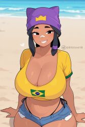 mina (brawl stars) from brawl stars by bibilove18