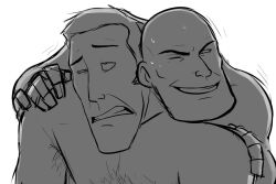 ahe_gao anal anal_sex doggy_style engineer_(team_fortress_2) eyes_rolling_back from_behind fucked_from_behind fucked_senseless fucked_silly gay hands_and_knees looking_pleasured male male_only pybun sniper_(team_fortress_2) team_fortress_2 tf2 trembling yaoi