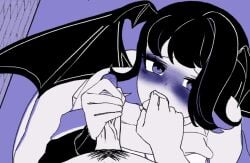 anomalous_coffee_machine cute demon devil fingering fingers succubus sucking