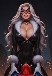 1futa 1futanari abs ai_generated ass big_ass big_breasts big_butt big_hips big_penis black_bodysuit black_cat_(marvel) blue_eyes bodysuit breasts cleavage clothed clothing covered_abs dick dickgirl eyebrows eyelashes face_mask femboy fur futa_domination futa_on_femboy futa_on_male futa_only futa_sex futanari grin grinning grinning_at_viewer hair hands-free huge_cock indoors lips lipstick long_hair looking_at_viewer makeup marvel marvel_comics marvel_rivals mask narrow_waist narrowed_eyes nose penis peter_parker seducing seductive seductive_eyes seductive_gaze seductive_look seductive_mouth seductive_pose seductive_smile sex smile smile_at_viewer smiley_face smooth_balls smooth_penis smooth_skin solo solo_dickgirl solo_focus solo_futa solo_futanari spider-man spider-man_(series) testicles velonix white_hair