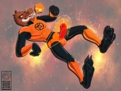 larfleeze from dc by jimmyrumshot